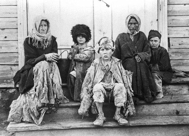 Челябинская губерния. Голодающие, 1922 год Фото: ТАСС
