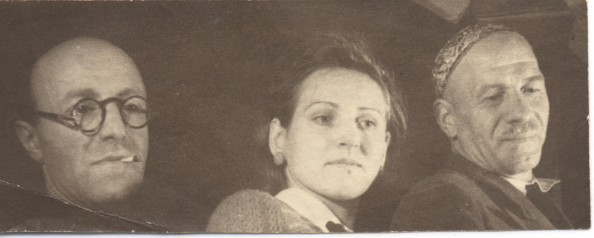 Шерман И.Я., Округина М.Н., Антощенко-Оленев В.И. Магадан. 1948 museum.memo.ru